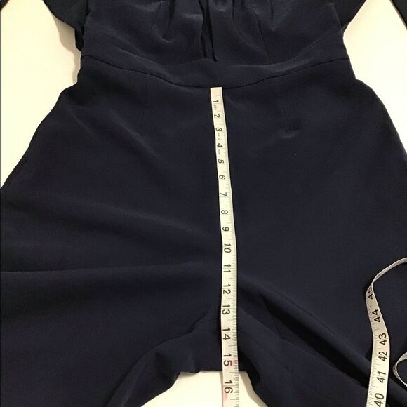 Finders Keepers Blue Essie Sleeveless Belted Wide Leg Pantsuit New Size Large - Picture 16 of 16